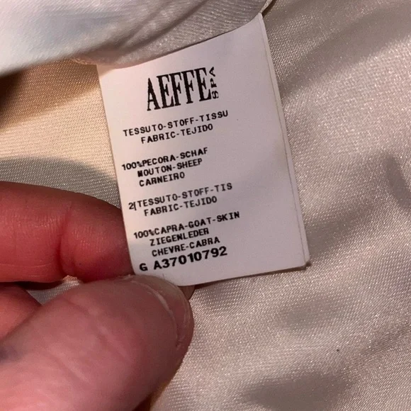 Philosophy di Lorenzo Serafini Colorblock Goat Skin Leather Jacket - Picture 4 of 7